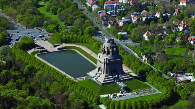 Sicht auf das Völkerschlachtdenkmal Leipzig